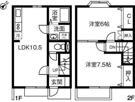 ＢＲＥＡＴＨ(2LDK)の間取り写真