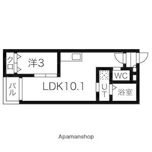 WARREN NAKASHIOTA 2(1LDK/3階)の間取り写真