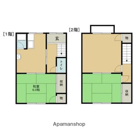 コーポ野村(3DK/1階)の間取り写真