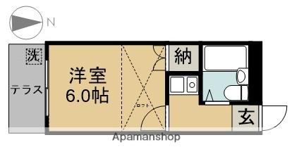 ラグラシューズ新清洲G1(1K/1階)の間取り写真