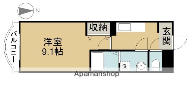 メゾンSK(1K/2階)の間取り写真