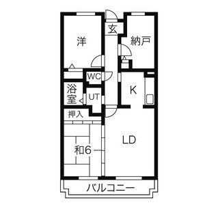 コートアルカディア B棟(3LDK/3階)の間取り写真