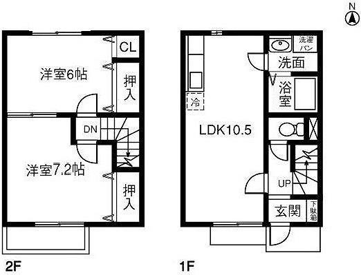 ＦＯＲＥＳＴＡ(2LDK)の間取り写真