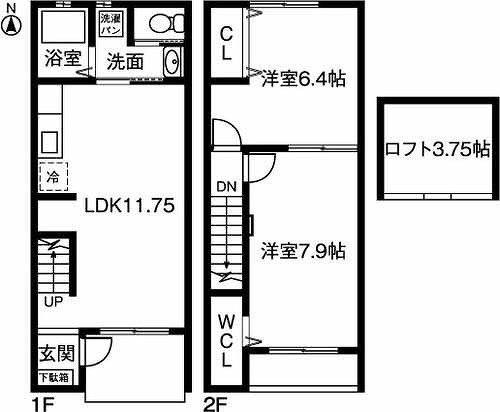 ＹＡＹＵＫＡ(2LDK)の間取り写真