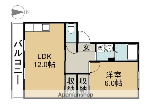 コーディア J(1LDK/3階)の間取り写真