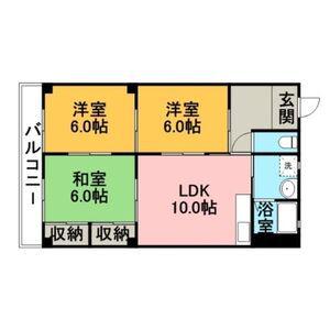 メゾン・ドN1(3LDK/3階)の間取り写真
