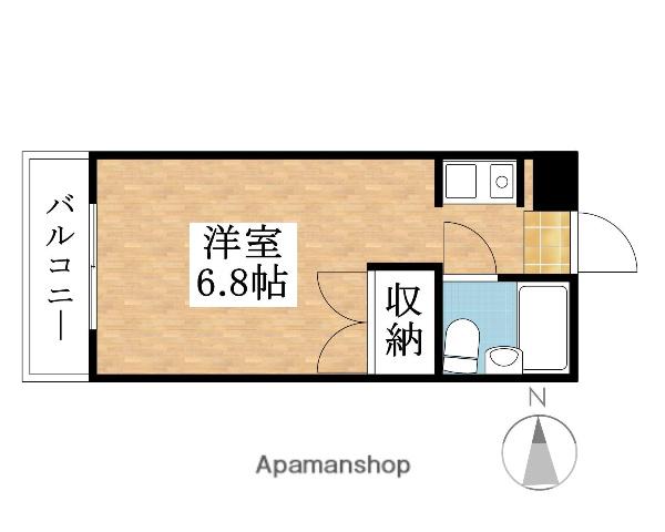 プレジデントKIMURA(ワンルーム/1階)の間取り写真