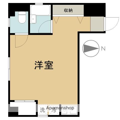 フォレスト庄内(ワンルーム/2階)の間取り写真