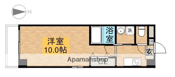 プルミエコート(1K/3階)の間取り写真