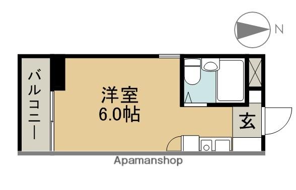 プレスイン明治(ワンルーム/4階)の間取り写真