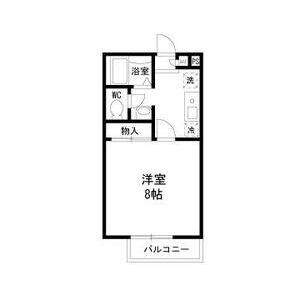 HOMEST旭(1K/2階)の間取り写真