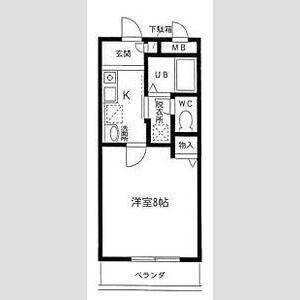 リオ・エテルノ(1K/3階)の間取り写真