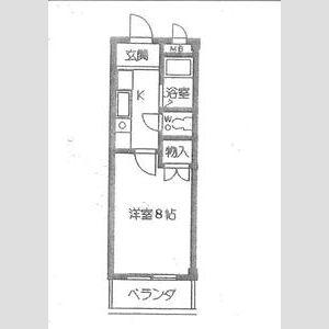 エルメゾン東海通(1K/3階)の間取り写真