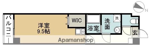 REVEUR十一屋(ワンルーム/1階)の間取り写真