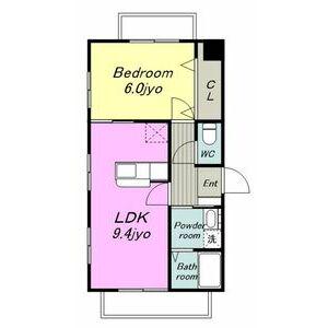 第三奥村マンション(1LDK/3階)の間取り写真