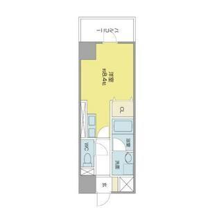 ベレーサ築地口ステーションタワ(ワンルーム/5階)の間取り写真