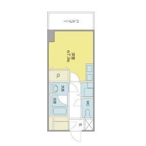 ベレーサ築地口ステーションタワ(ワンルーム/9階)の間取り写真