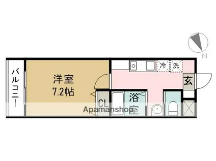 A・CITY港栄(1K/2階)の間取り写真