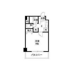 コンフォール港楽(1K/3階)の間取り写真