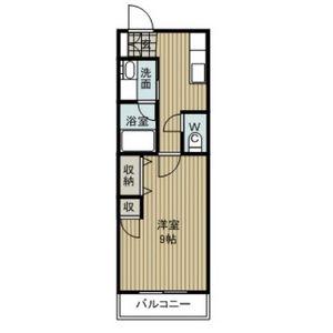 コーポ大福(1K/1階)の間取り写真