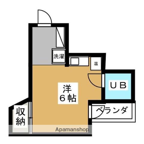 RESENCE TSUKIJIGUCHI(ワンルーム/2階)の間取り写真