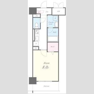 ル・ソレイユ(1K/3階)の間取り写真