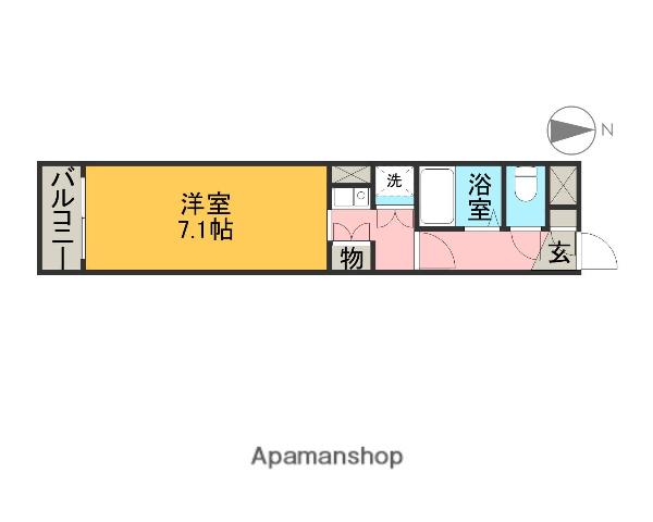 HOTAX正保(1K/3階)の間取り写真