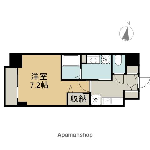 プレサンス丸の内レジデンスⅡ(1K/4階)の間取り写真