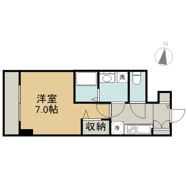 プレサンス丸の内レジデンスⅡ(1K/9階)の間取り写真