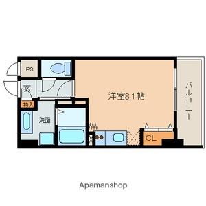 グランルージュ栄Ⅱ(ワンルーム/4階)の間取り写真