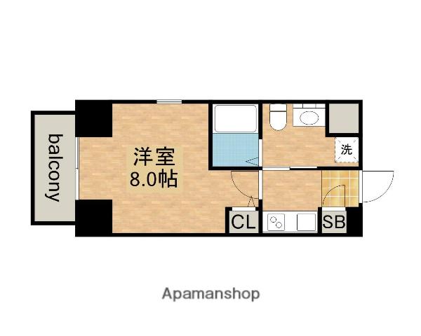 エステムプラザ名古屋・栄プレミアム(1K/10階)の間取り写真