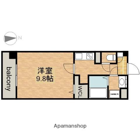 ライフステージ365 5号館(1K/2階)の間取り写真