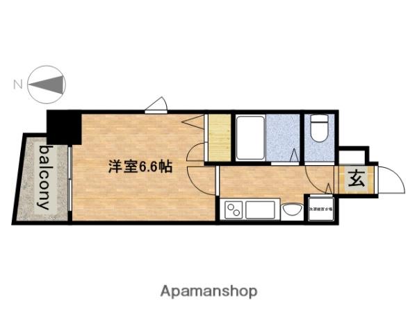 プレサンス大須観音駅前サクシード(1K/2階)の間取り写真
