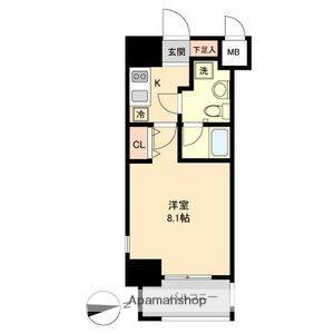 ASレジデンス上前津(1K/2階)の間取り写真