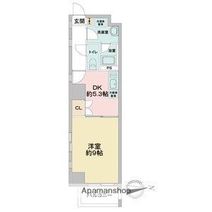 レジディア東桜(1DK/6階)の間取り写真