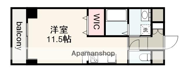 CASONE ASSO(1K/3階)の間取り写真