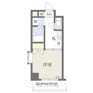 SPACE DUKE(1K/5階)の間取り写真