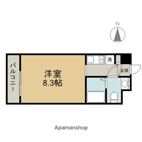 LA DOUCEUR新栄(ワンルーム/11階)の間取り写真