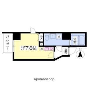 MSマンション(ワンルーム/8階)の間取り写真