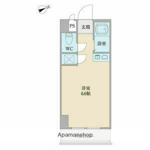 VITA六番町(ワンルーム/7階)の間取り写真