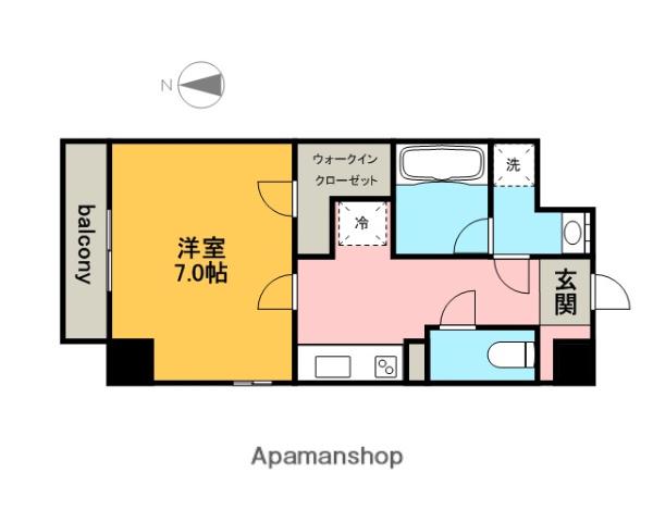 アイボリー(1K/5階)の間取り写真