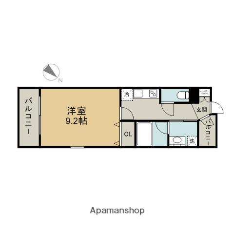 千種アヴァンギャルドプレイス(1K/10階)の間取り写真