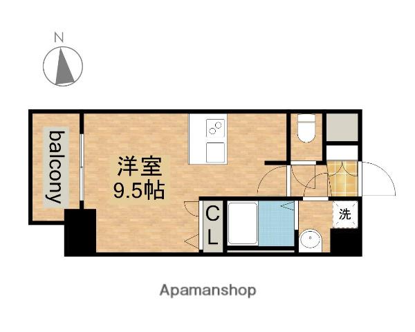 プレサンス上前津リラシス(ワンルーム/10階)の間取り写真