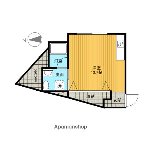 フローラル尾頭橋(ワンルーム/5階)の間取り写真