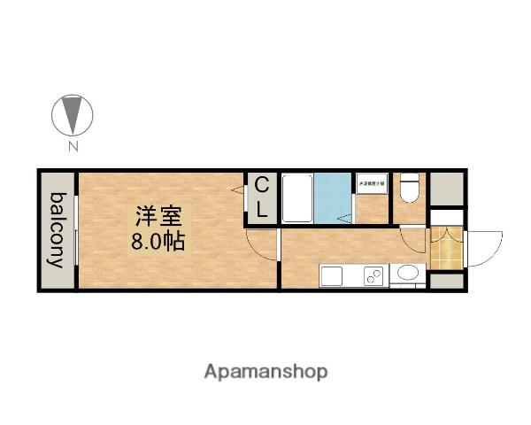 ARTIZA上前津(1K/11階)の間取り写真