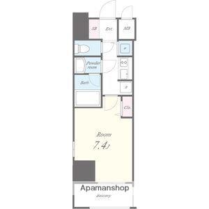 セイワパレス丸の内駅前プレミア(1K/6階)の間取り写真