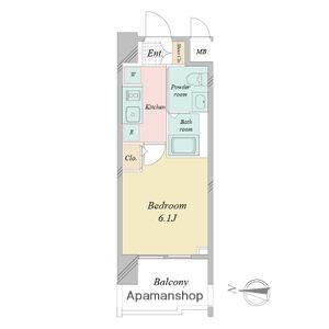 LIVE CASA堀田(1K/7階)の間取り写真