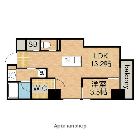 レジデンスT・L新栄(1LDK/7階)の間取り写真