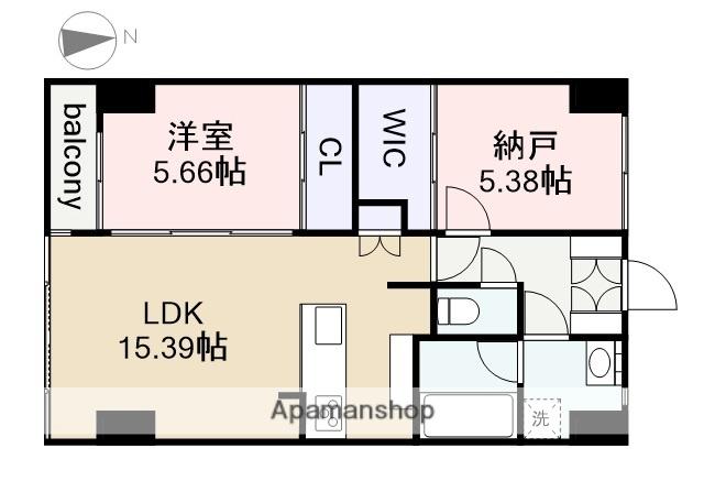 AREX丸の内Ⅱ (1SLDK/3階)の間取り写真