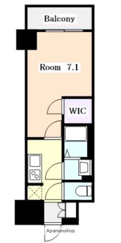 エスリード栄ル・クール(1K/9階)の間取り写真